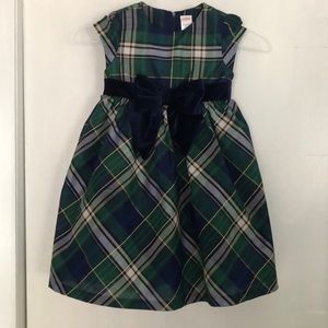 Girls plaid dress